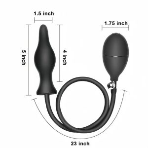 Inflatable pressure test plug